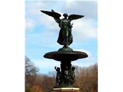 中央公园铸铜喷泉雕塑